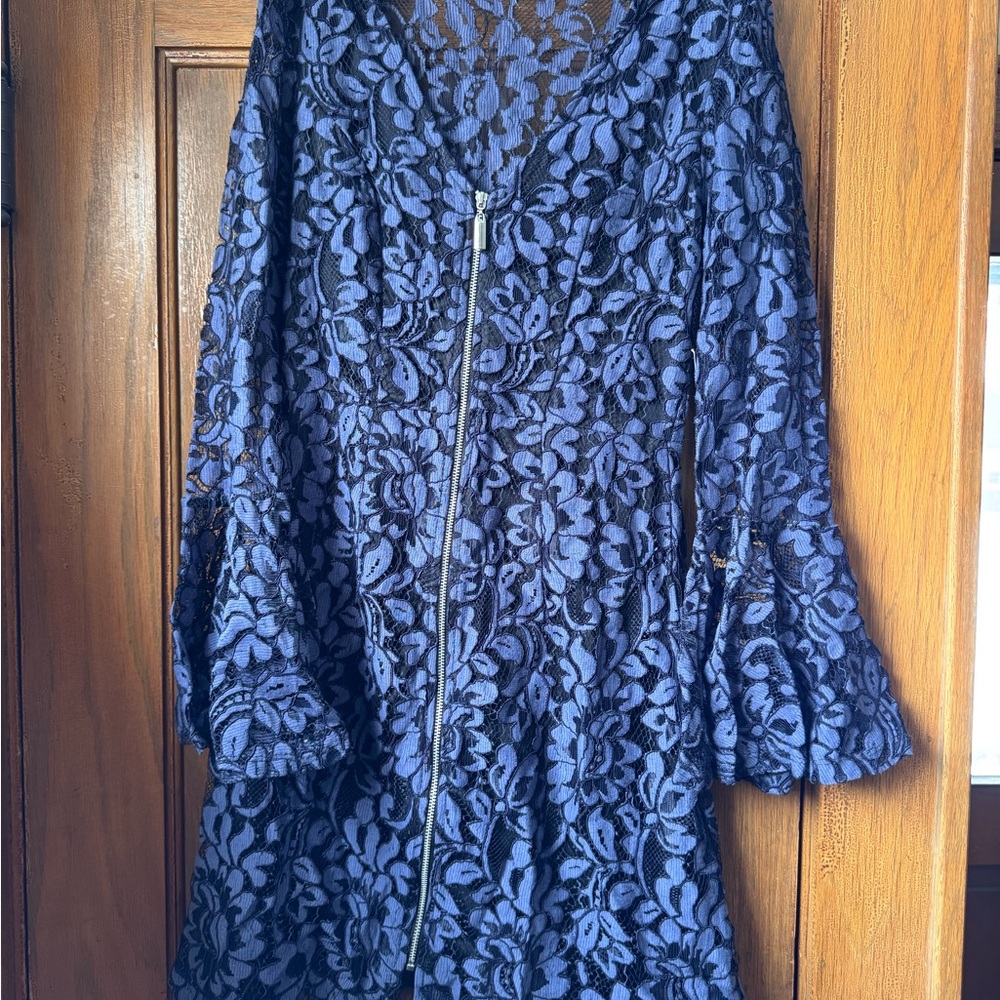 Venus Blue Lace Dress